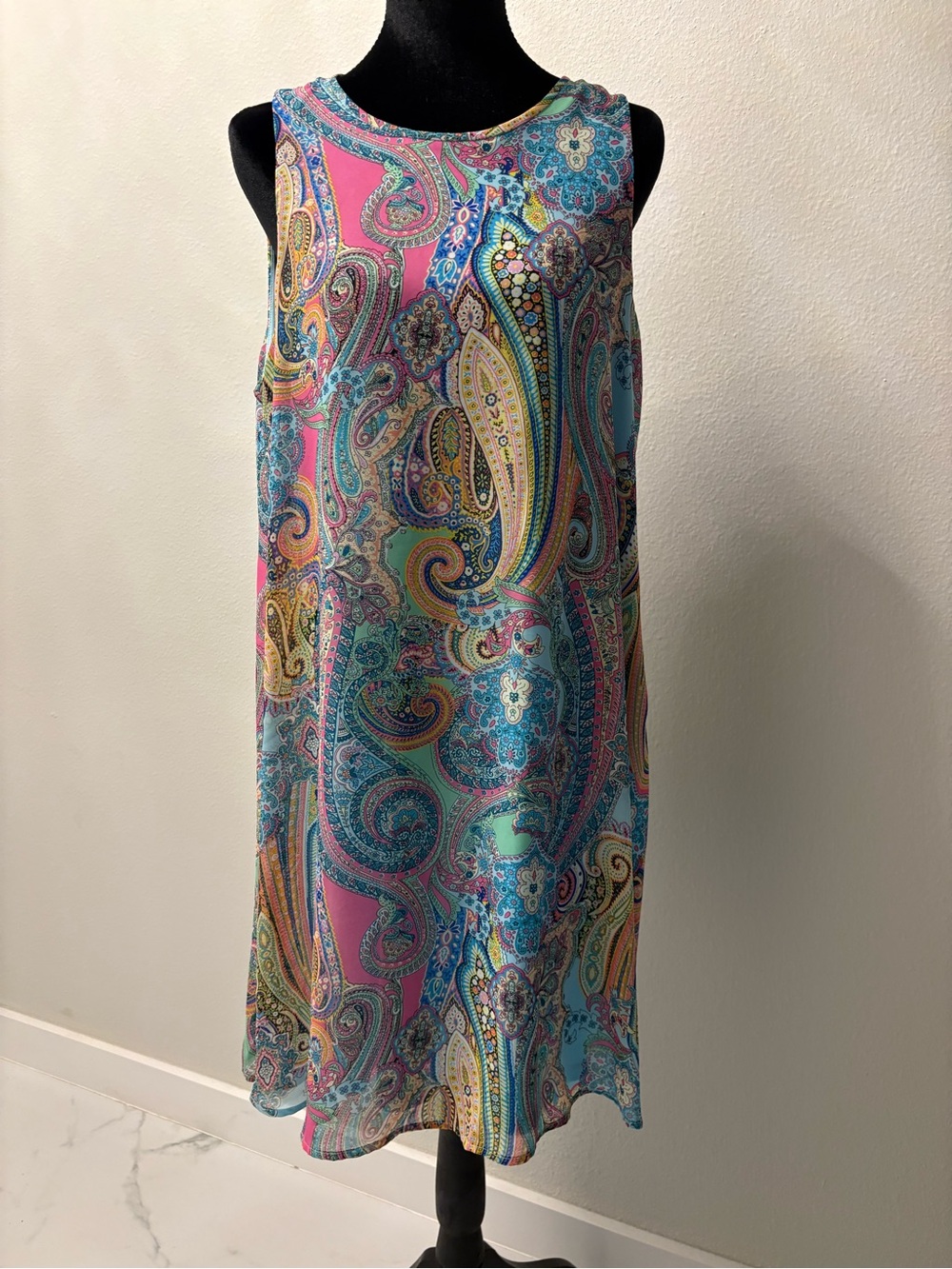 Tommy Hilfiger Multicolor Paisley Sleeveless Mini Dress